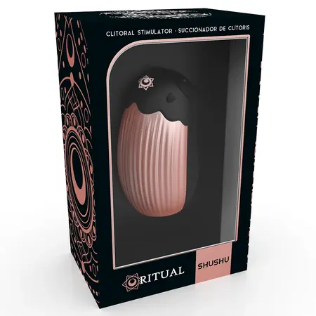 Rithual Shushu 2.0 Azabache intimni vakuumski stimulator, ergonomski, USB