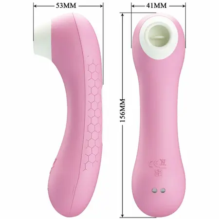 ROMANCE Emerald Pink Wave Intimate Pulse Massager, 7 Modes, Waterproof
