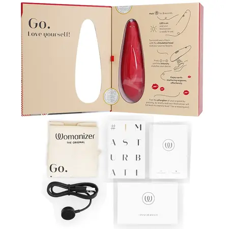 Womanizer Classic 2 Intimate Air Pulse Device Vivid Red Special Edition