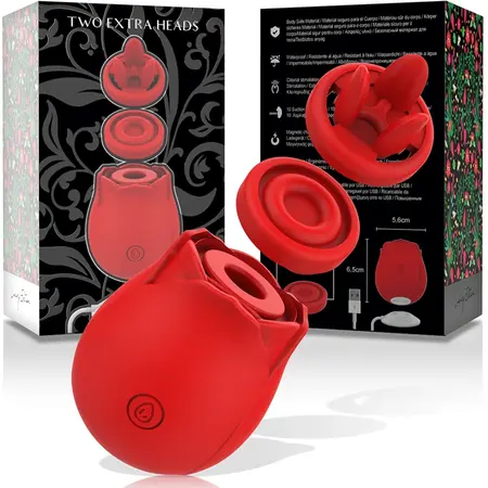MIA Rose 2.0 Dual Head Intimate Stimulator Luxury Edition, Pink, 5.9cm