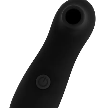 OHMAMA Clitoral Wave Stimulator 10-Speed Black, Compact PVC 12.5cm