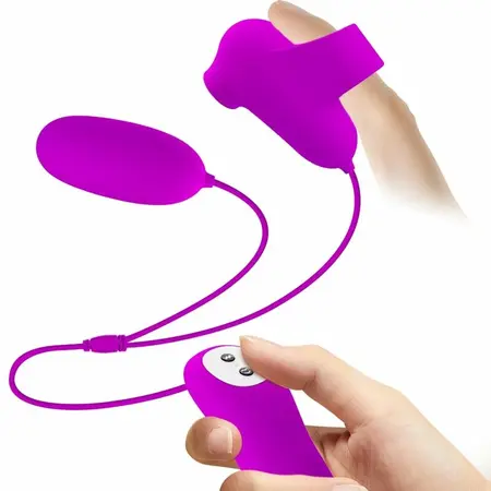Pretty Love vibrirajući metak i stimulator sa vazdušnim talasima, 12 funkcija, ljubičasti