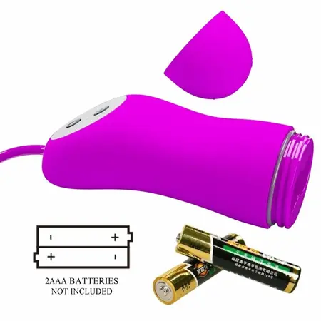Pretty Love vibrirajući metak i stimulator sa vazdušnim talasima, 12 funkcija, ljubičasti