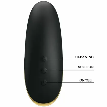 Pretty Love Smart Otis Intimate Suction System Black & Gold Rechargeable