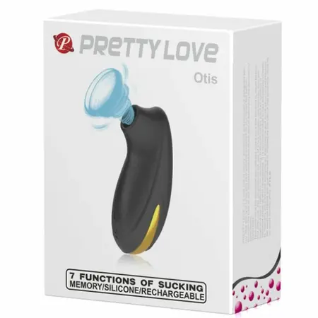 Pretty Love Smart Otis Intimate Suction System Black & Gold Rechargeable