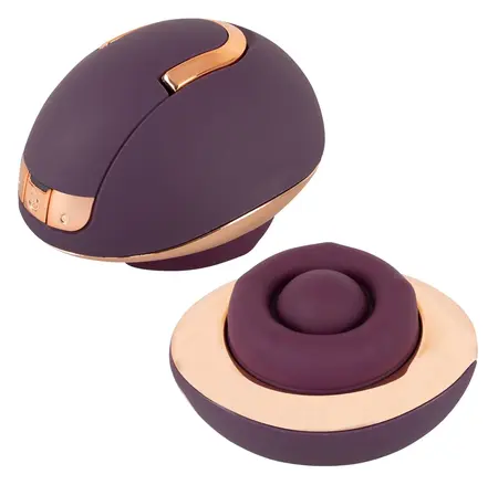 Belou Rotating Vulva Massager Premium rotirajući masažer za vulvu sa 2 motora USB crni 10 modova