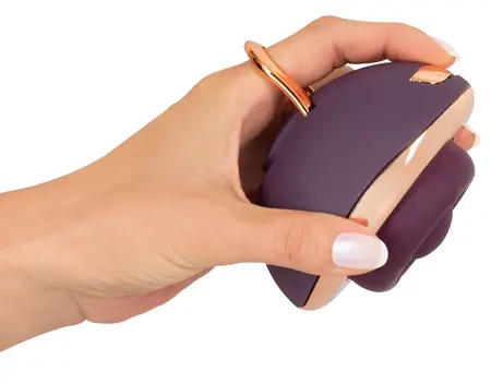 Belou Rotating Vulva Massager Premium rotirajući masažer za vulvu sa 2 motora USB crni 10 modova