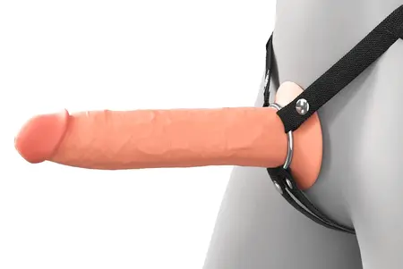 Fantasy X-TENSIONS FXTE 9'' Šuplji Dvostruki Sistem Podesivi Strap-On Crni