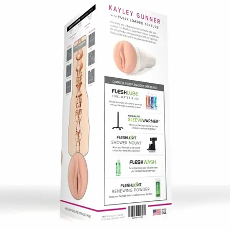 Fleshlight Kayley Gunner intimna igračka sa Real Feel Super Skin materijalom 25.4cm