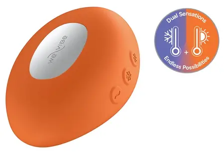 We-Vibe Temp Tangerine kompaktni stimulator sa funkcijom zagrevanja i hlađenja