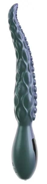Beasty Cocks Octo Vibes silikonski vibrirajući pipak 27 cm metalik