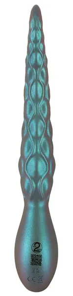 Beasty Cocks Octo Vibes silikonski vibrirajući pipak 27 cm metalik