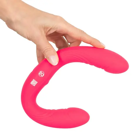 Coup!es Choice CC dvostrani fleksibilni silikonski intimni masažer, 31.2 cm, ljubičasti