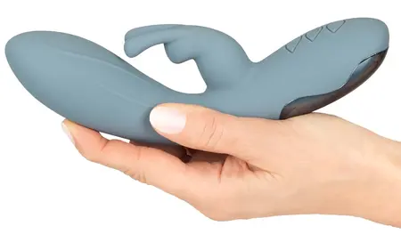 beau coeur Velina silikonski rabbit vibrator sa dva motora 20cm roze