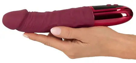 beau coeur VARELO prirodni vibrator crveni 23cm 12 modova silikon LED USB