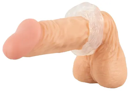 beau coeur PARINOR silikonski prsten sa dvostrukom podrškom, providni, 10.6 cm