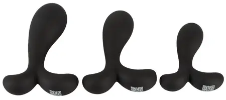 ANOS Silicone Training Set - 3-Piece Anal Trainer with Curved Tips