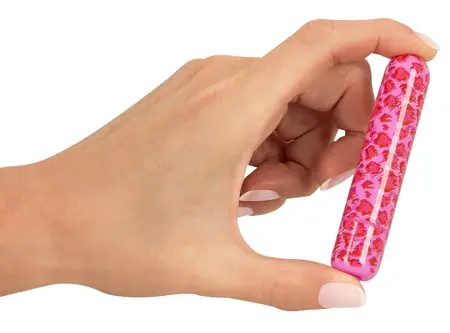 beau coeur Leo Mini Vibrator Cherry Design Compact 8.7 cm Red