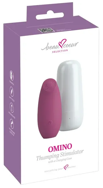 beau coeur OMINO pulsirajući stimulator sa kutijom za punjenje, 7 modova, crni