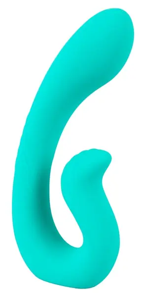 beau coeur Naira vibrator sa dve glave, fleksibilni silikon, roze, 17.5 cm