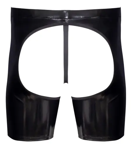 Black Level muške vinilne čaps pantalone XL sa sjajnim finišem i rastegljivim pojasom