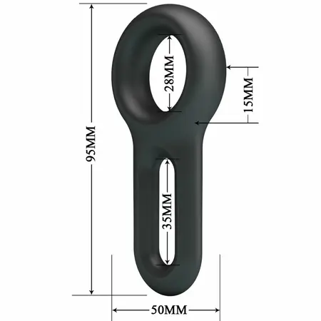 Crazy Bull Oniel Silicone System Model 18 podesivi anatomski prsten