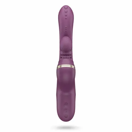 Vibe Collection Trio Tap multifunkcionalni silikonski stimulator roze