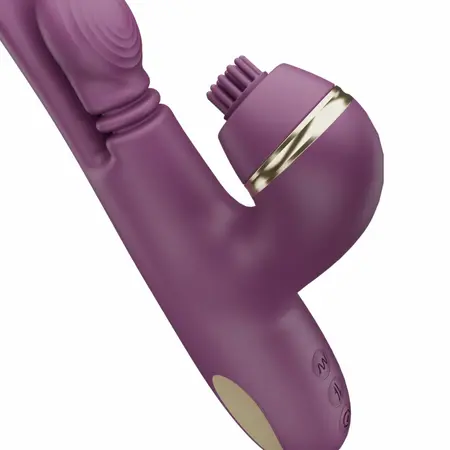 Vibe Collection Trio Tap multifunkcionalni silikonski stimulator roze