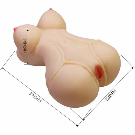 CRAZY BULL Diana anatomski intimni torzo sa dva ulaza 5 kg TPR