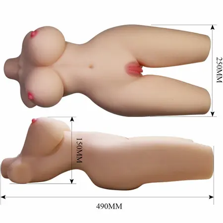 CRAZY BULL Tiffany anatomski ženski torzo sa dva kanala model od TPR materijala težine 5.5 kg