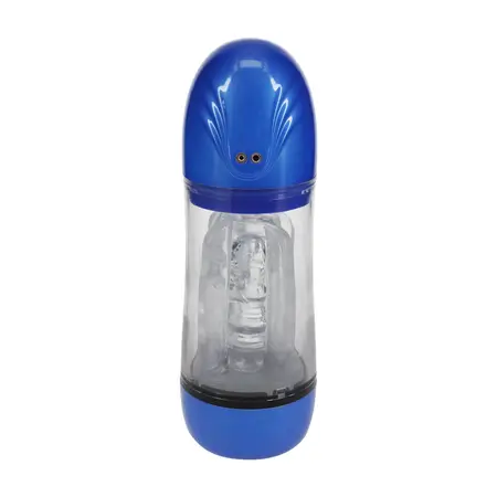 SonicPull Metallic Blue intimni aparat sa vakuumom, vibracijom i multimedijom