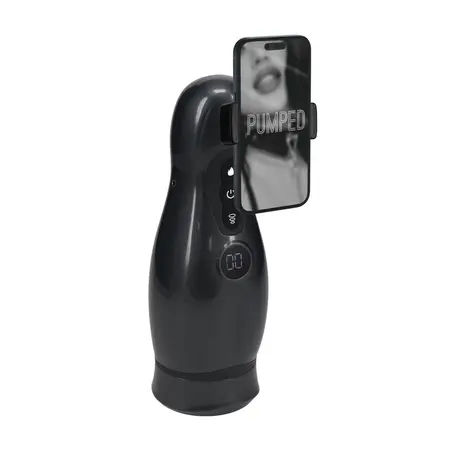 Virtuo intimni aparat sa vakuumom i vibracijom i držačem za telefon, u sivoj metalik boji (Gun Metal)