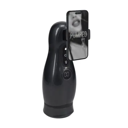 Virtuo intimni aparat sa vakuumom i vibracijom i držačem za telefon, u sivoj metalik boji (Gun Metal)