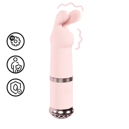 Reve Mini Rabbit Model Pink, kompaktna silikonska intimna igračka sa 10 modova vibracije