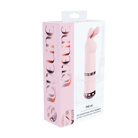 Reve Mini Rabbit Model Pink, kompaktna silikonska intimna igračka sa 10 modova vibracije