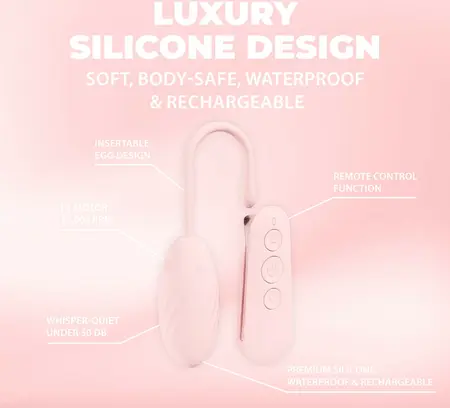 Loveline Felicite Paris Collection bežično roze jaje sa 10 modova vibracije, silikon