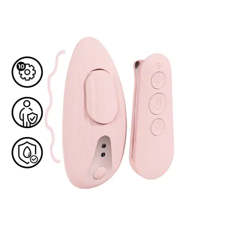 Loveline Celeste Paris vibrator za gaćice na daljinsko upravljanje roze 10 modova