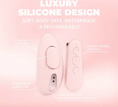 Loveline Celeste Paris vibrator za gaćice na daljinsko upravljanje roze 10 modova