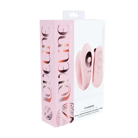 Loveline Charme Dual Motor Remote System Pink Silicone 10-Mode