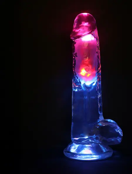 RealRock LED vibrirajući ravni model sa vakuum postoljem 20cm providni