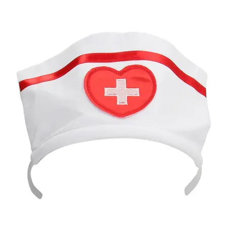S-Line by Shots Nurse Costume S/M White - Dress & Headpiece Set