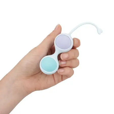 Loveline Kegel set za vežbanje ljubičasti sa 5 zamenjivih tegova i vibracijom