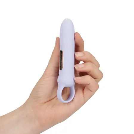 Loveline Vibrating Loop Grip Lavender: Kompaktni masažer sa 10 funkcija