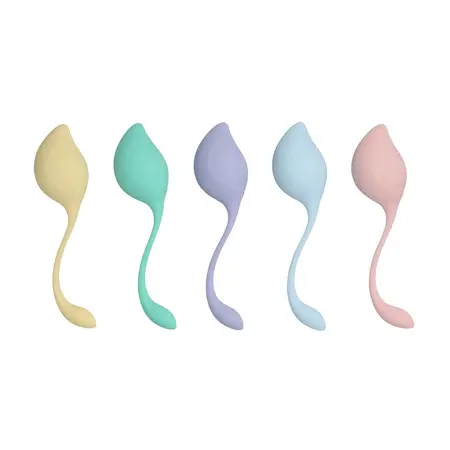 Loveline Pelvic Stem Kegel Kit Multicolor set od 5 otežanih trenažera za karlično dno