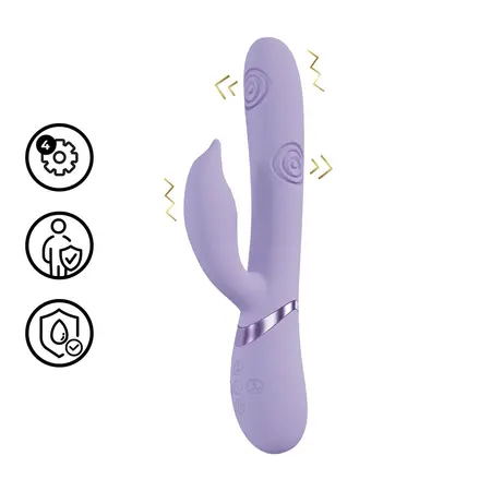 VIVE Pallina Lavender Multi-Function Intimate Stimulator IPX6 USB F1 Motors