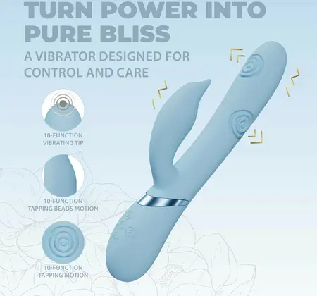 VIVE Pallina Blue - Multi-Motor G-Spot & Targeted Stimulation Device