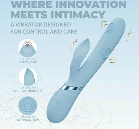 VIVE Fronda Blue - Multi-Motor G-Spot & Clitoral Intimate System