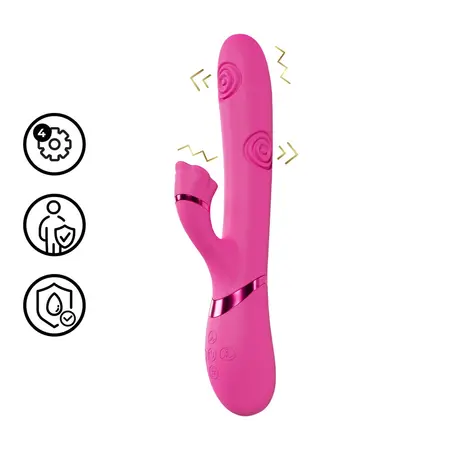 VIVE Fiore G-Spot Air Wave Multi-Function Clitoral Stimulator Pink