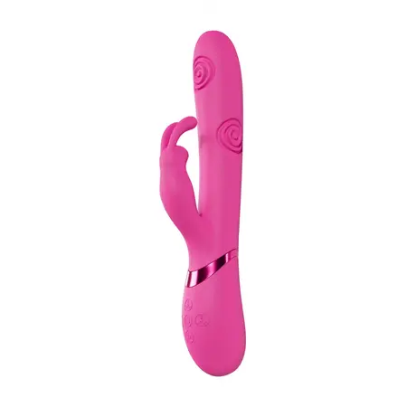 VIVE Mimi Vibrating & Tapping Intimate Device Pink, Triple Motor, USB