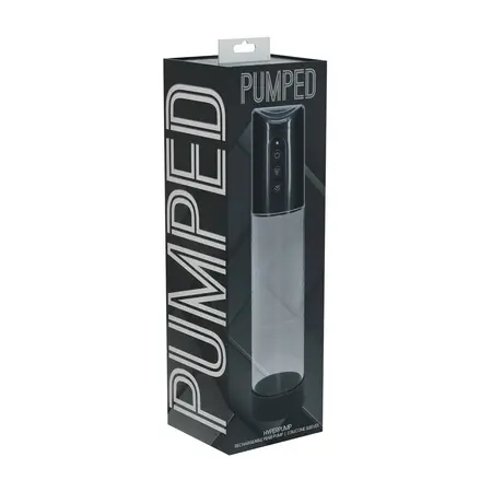 Satisfyer HyperPump punjiva intimna vakuum pumpa tamnosiva metalik